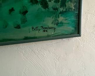 Betty Romberg 1991 signature