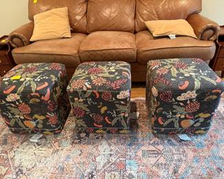 New ottomans from World market