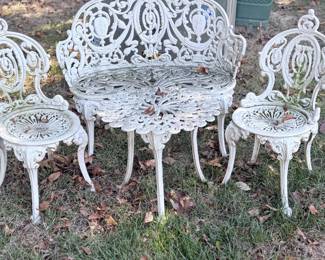 Wrought Iron Yard Set by Atlanta Stove Works