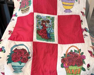  VTG Novelty Childs Quilt 