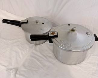 Two Presto Pressure Cookers