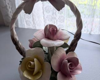 Italian Capidimonte Porcelain Basjet