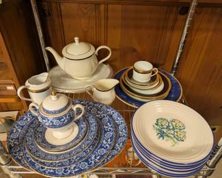 Beautiful china to set a holiday table