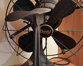 Working Vintage Diehl Desk table Fan