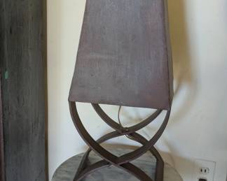 Modern Table Lamp in Bronze Metal