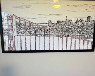 Ethan Allen Skyline Giclee Wall Art