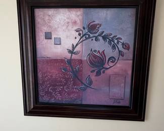 D'Pinto Floral Mixed Media Wall Art