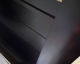 Black Finish Poster Bed Frame