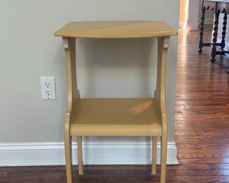 Vintage Painted Two-Tier Side Table