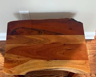 Live Edge Wood Stool