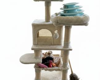 Multi-Level Carpeted Cat Tree