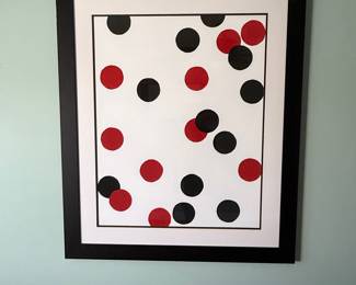 Contemporary Abstract Polka Dot Print