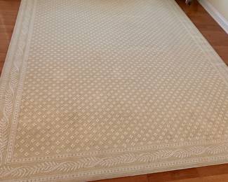 Beige Patterned Area Rug