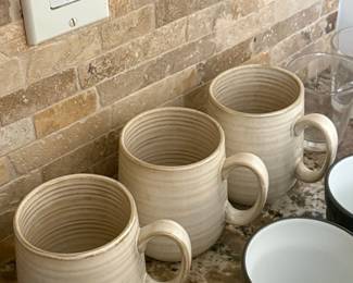 The Old Pottery Company Cream Mugs