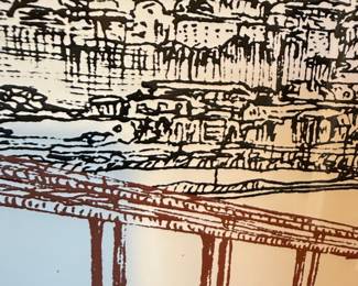 Ethan Allen Skyline Giclee Wall Art