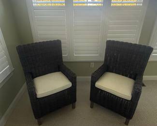 Wicker Armchairs