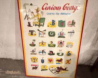 Curious George Learns the Alphabet Poster