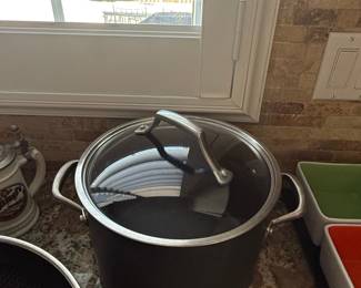 Non-Stick Stock Pot with Glass Lid