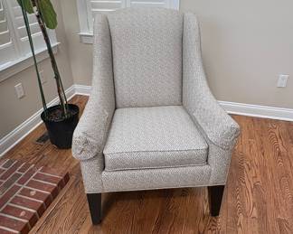 Upholstered Wingback Accent Chair