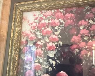 Framed Mediterranean Courtyard Print