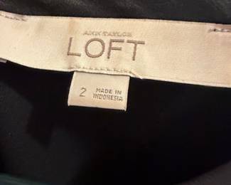 Ann Taylor Loft Black Sleeveless Dress