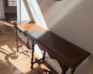 Jacobean Style Barley Twist Console Table