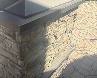 Sunjoy Outdoor Wood Burning Fireplace