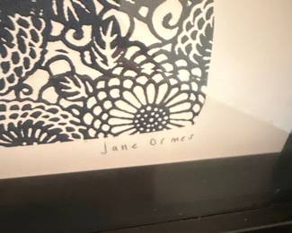 Vintage IKEA Olunda Jane Ormes Goldfish Bowl 3D Shadow Box Art