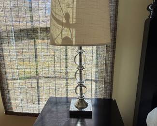 Contemporary Crystal Ball Table Lamp