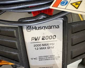 Husqvarna PW 2000 Electric Pressure Washer