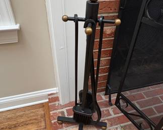 Fireplace Tool Set with Stand