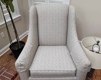 Upholstered Wingback Accent Chair