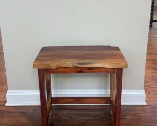 Live Edge Wood Stool