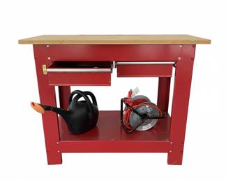 Steel Work Bench with Drawers