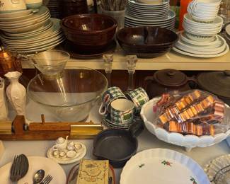 Assorted Dishes and Kitchen Items