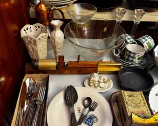 Assorted Flatware and Kitchen Items