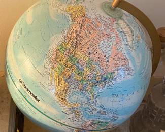 Vintage Globemaster 12" Globe