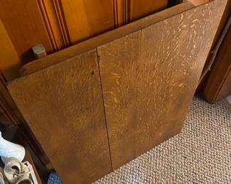 Small Antique Oak Folding Table