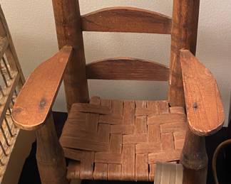 Miniature Oak Rocker