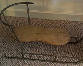 Wooden and Metal Sled