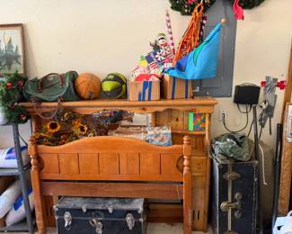 headboards, flags, basketballs, trunks,