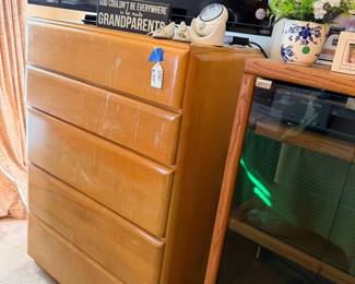 MCM chest of drawers, TV