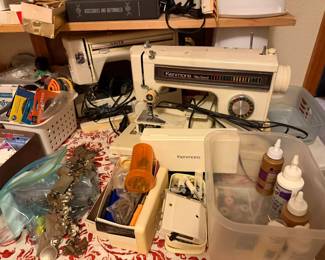 sewing machines, sewing notions