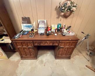 desk to match the case piece and decor and office