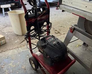 power washer and Carlene's Car