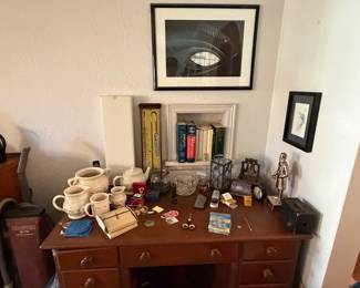 Art, desk, stuff