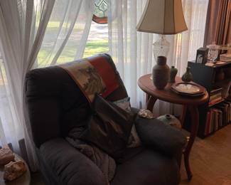 recliner table bookshelf