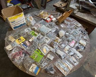 doodads, screws, hooky things hangy things nails and more