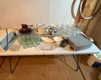 glass and kitchen wares