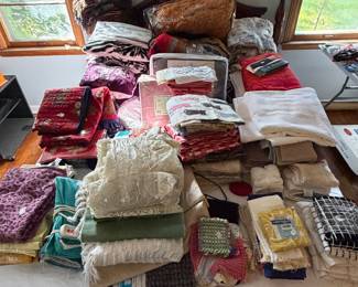 linens and bed